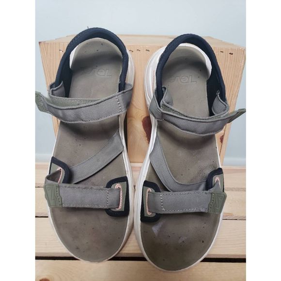 Teva Women's Zymic Adjustable Sandals Green Size 11 - Picture 10 of 13